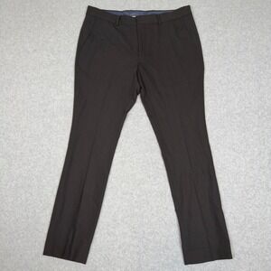 slim fit dress slacks 60s-Style Men's Black Slim Fit 2-Piece Suit, Egara, 38r